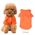 Custom Puppy Clothes Dog Pet Cotton Polo T Shirt 4 Colors